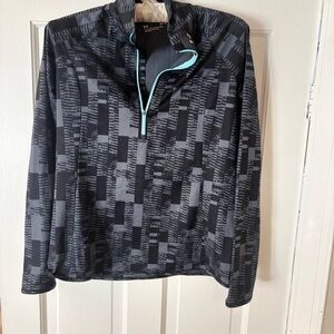 Under Armour Black and Gray Geometric Jacket